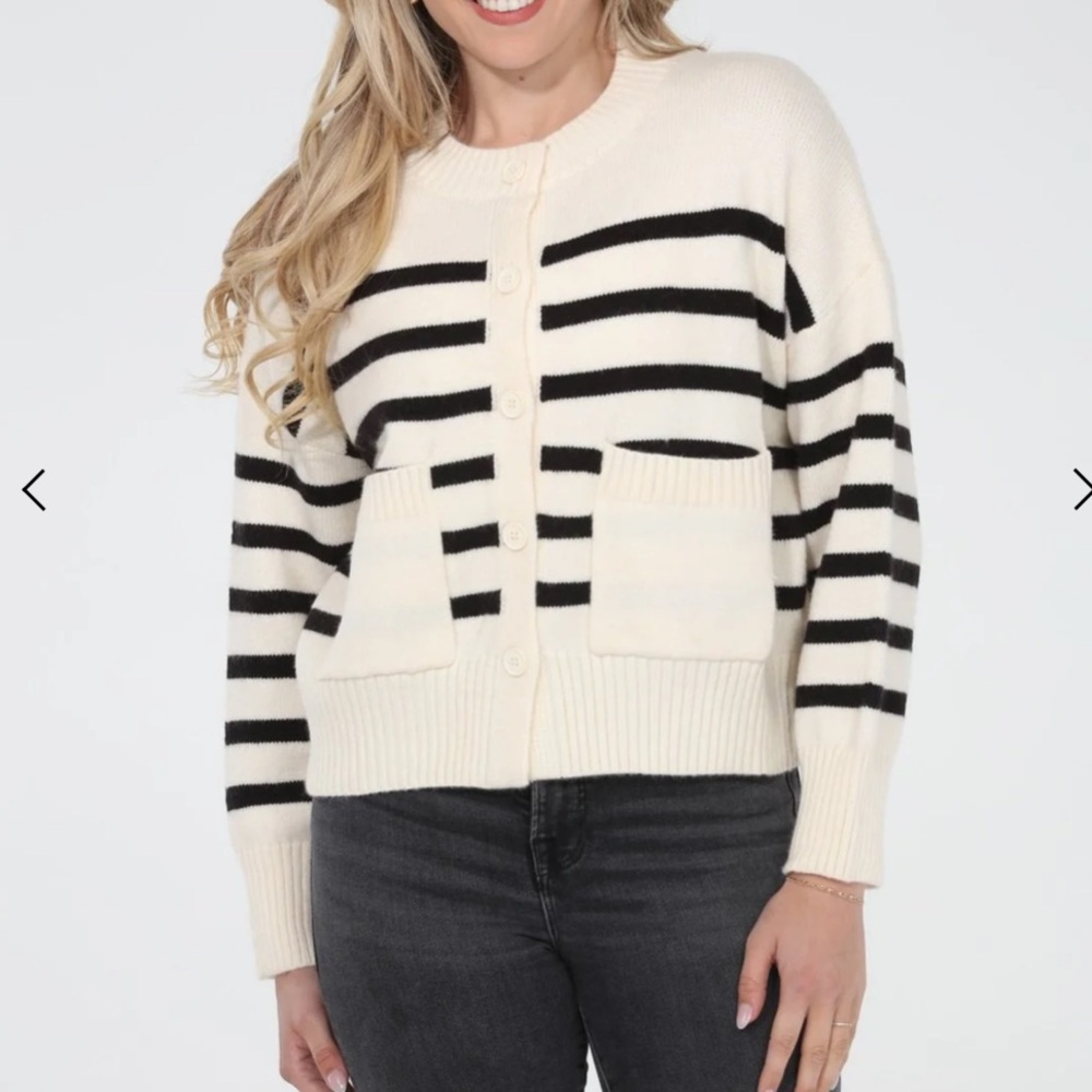 Striped Cardigan